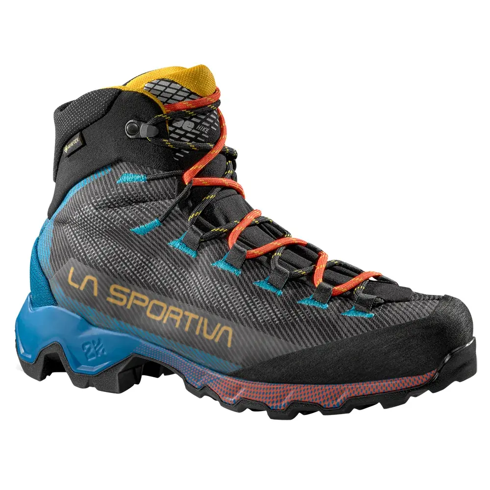 La Sportiva Buty za kostkę męskie La Sportiva Aequilibrium Hike GTX carbon/tropic blue_g00b14