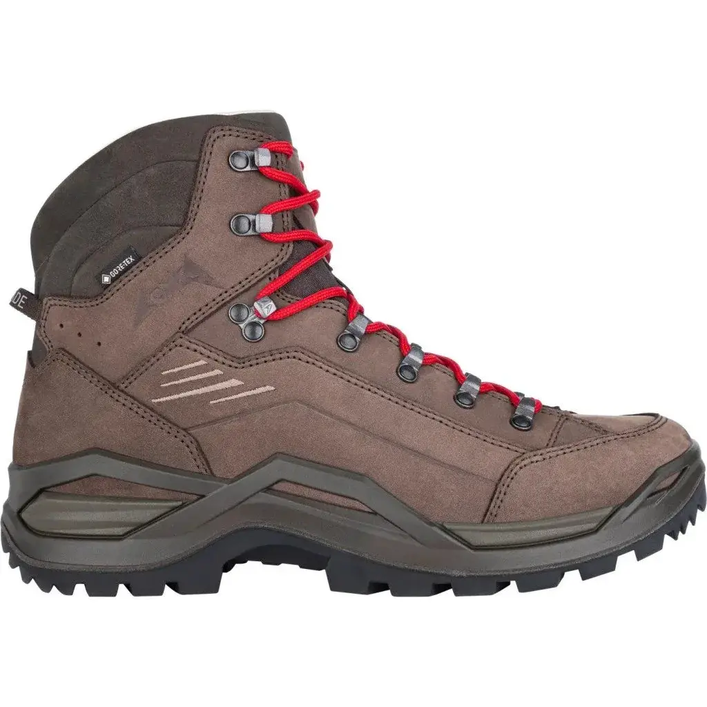 Lowa Buty za kostkę męskie Lowa RENEGADE 100 GTX MID espresso/red