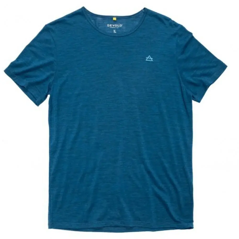 Devold Koszulka merino męska Devold Active Tee Man skydiver
