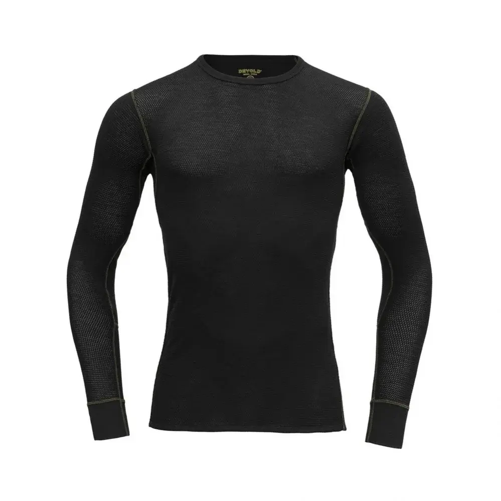 Devold Koszulka merino męska Devold Woll Mesh 190 Shirt Man caviar
