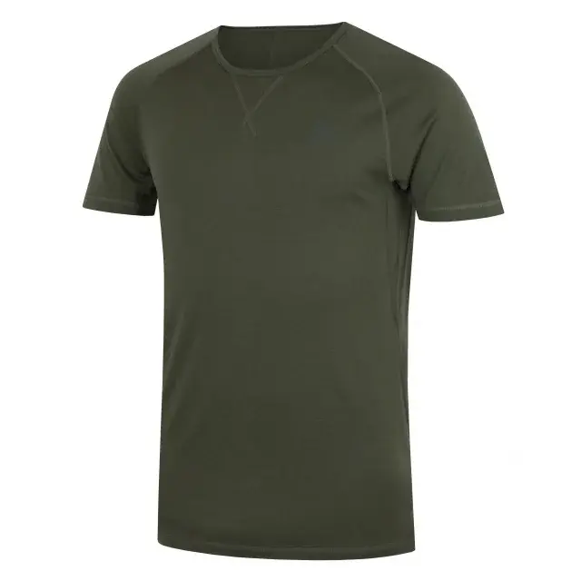 Koszulka merino męska Husky Mersa M green