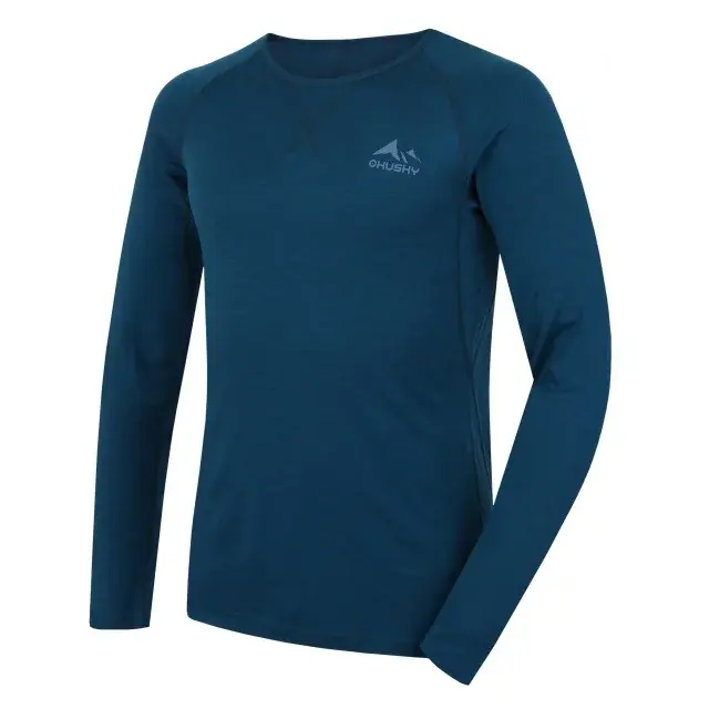 Husky Koszulka merino męska Husky MERTEE M blue, rozmiar