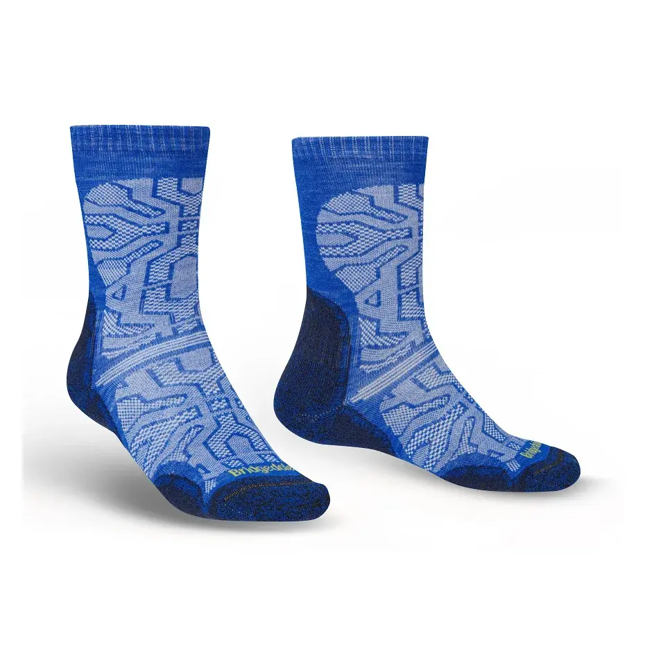 Bridgedale Skarpety męskie Bridgedale Hike UL T2 MP Crew royal blue/414