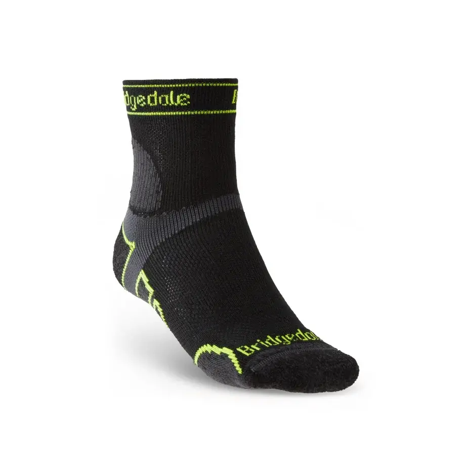Bridgedale Skarpety do biegania męskie Bridgedale Trail Run LW T2 MS 3/4 Crew black