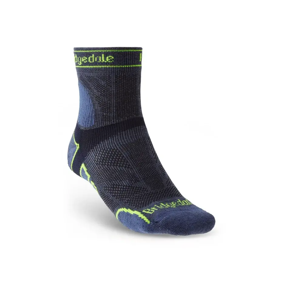 Bridgedale Skarpety do biegania męskie Bridgedale Trail Run LW T2 MS 3/4 Crew blue