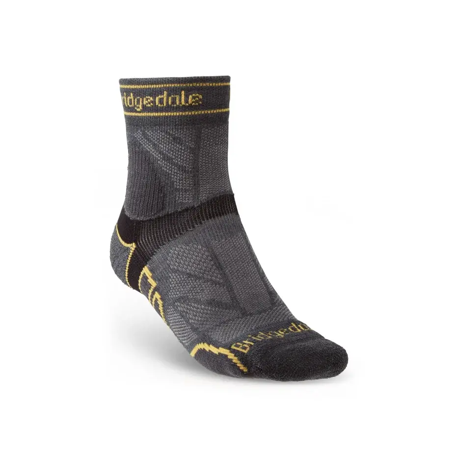 Bridgedale Skarpety do biegania męskie Bridgedale Trail Run LW T2 MS 3/4 Crew gunmetal