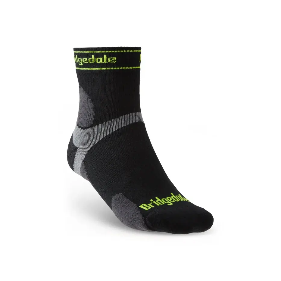Bridgedale Skarpety do biegania męskie Bridgedale Trail Run UL T2 MS 3/4 Crew black