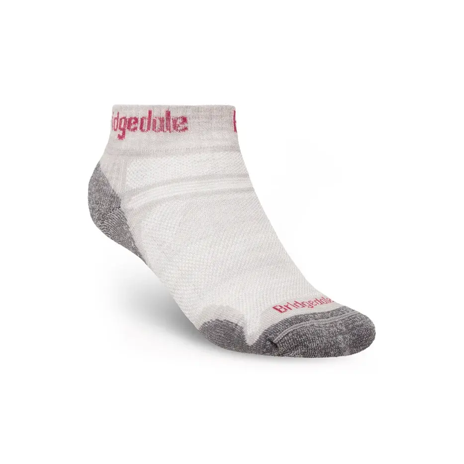 Bridgedale Skarpety męskie Bridgedale Hike Ultralight Performance Ankle Silver/Red