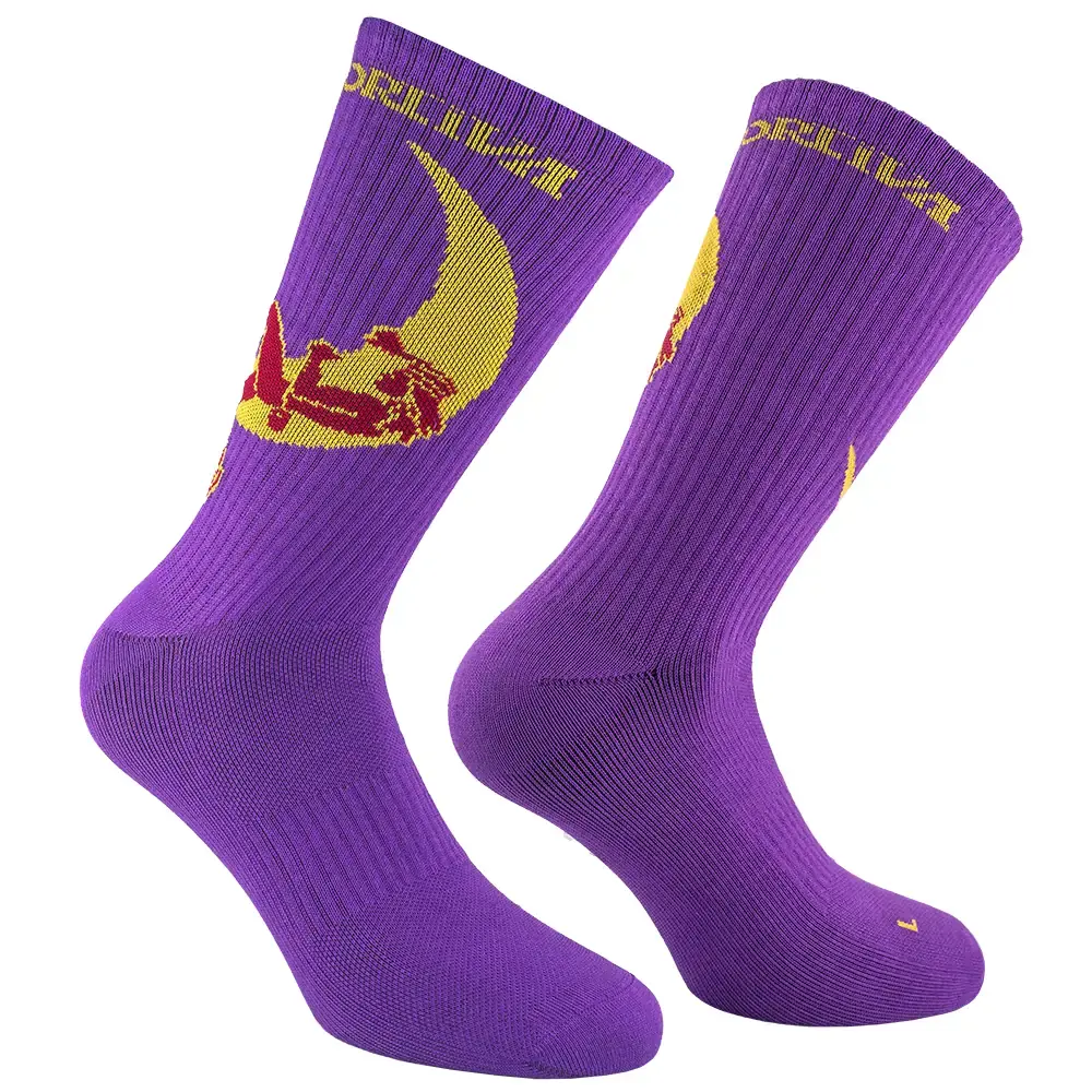 Skarpety męskie La Sportiva Climbing on the Moon purple/yellow