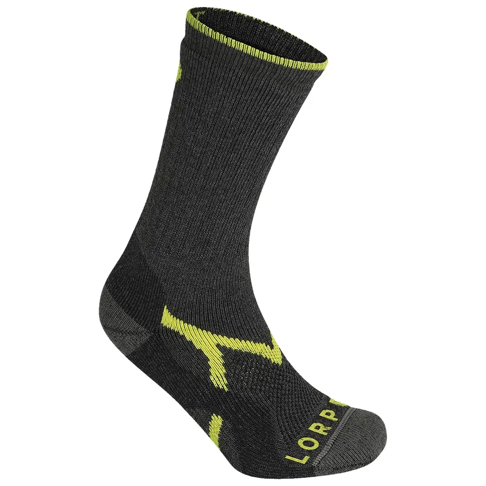 Lorpen Skarpety męskie Lorpen Midweight Hiker Eco CHARCOAL/LIME