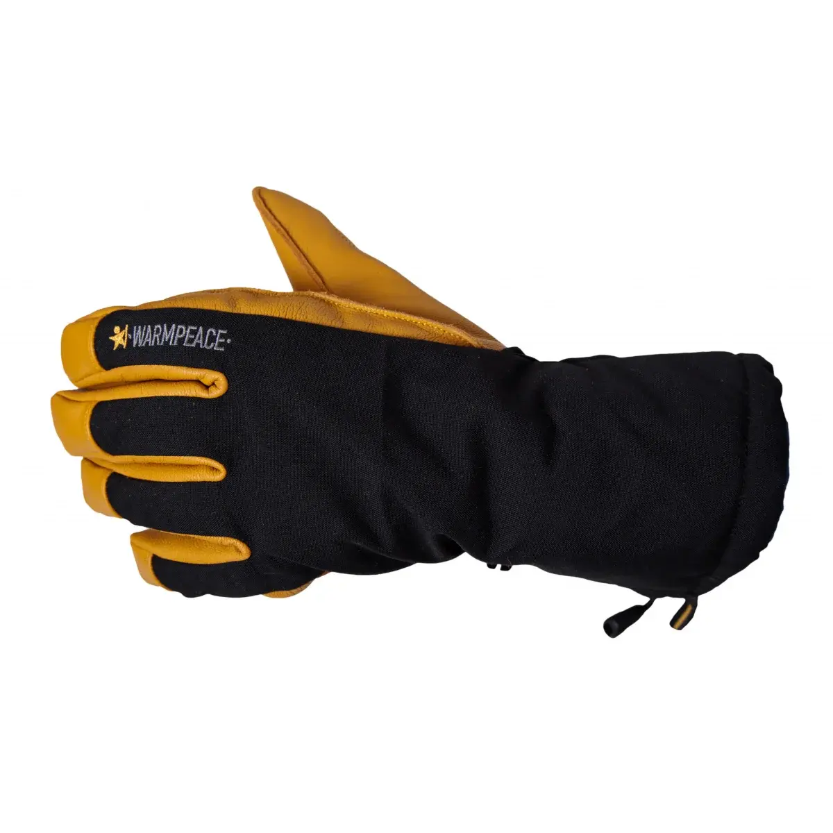 Warmpeace Rękawice męskie Warmpeace Grym black/brown