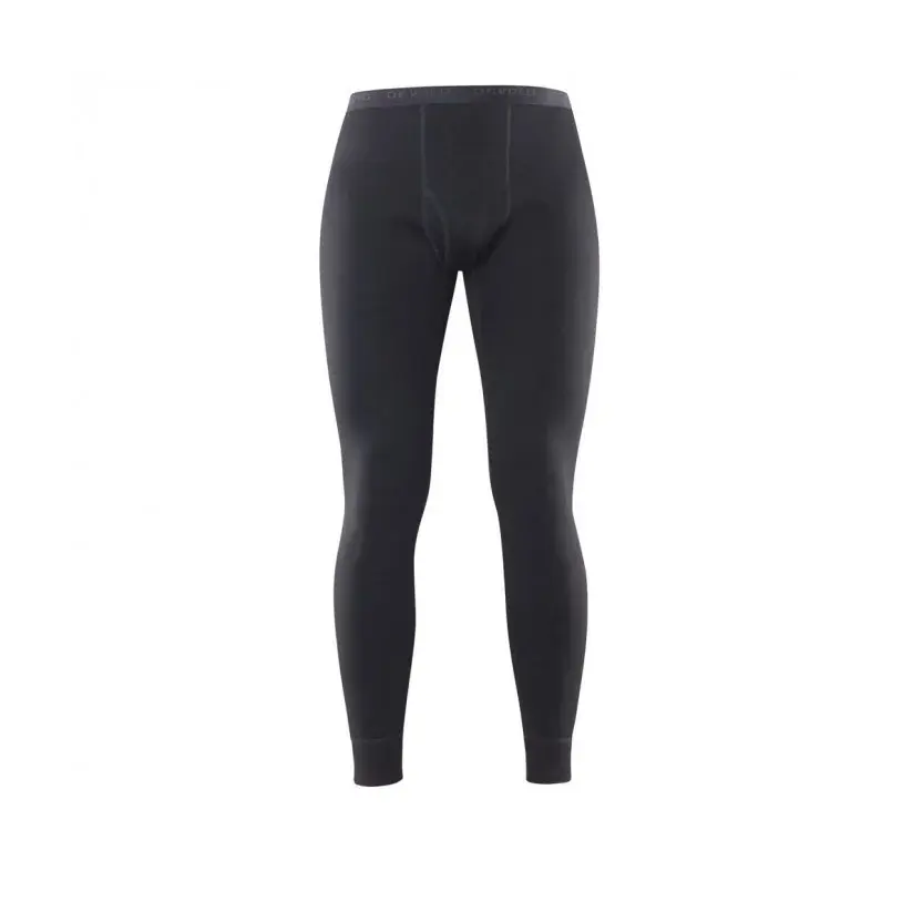 Devold Spodnie termoaktywne wełniane dwuwarstwowe męskie Devold Duo Active Man Long Johns W/Fly czarny