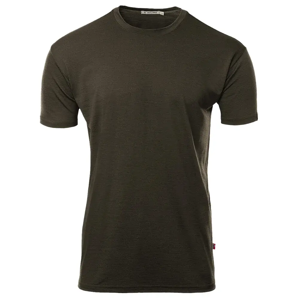 Aclima Koszulka termoaktywna męska Aclima LightWool 180 Classic Tee tarmac