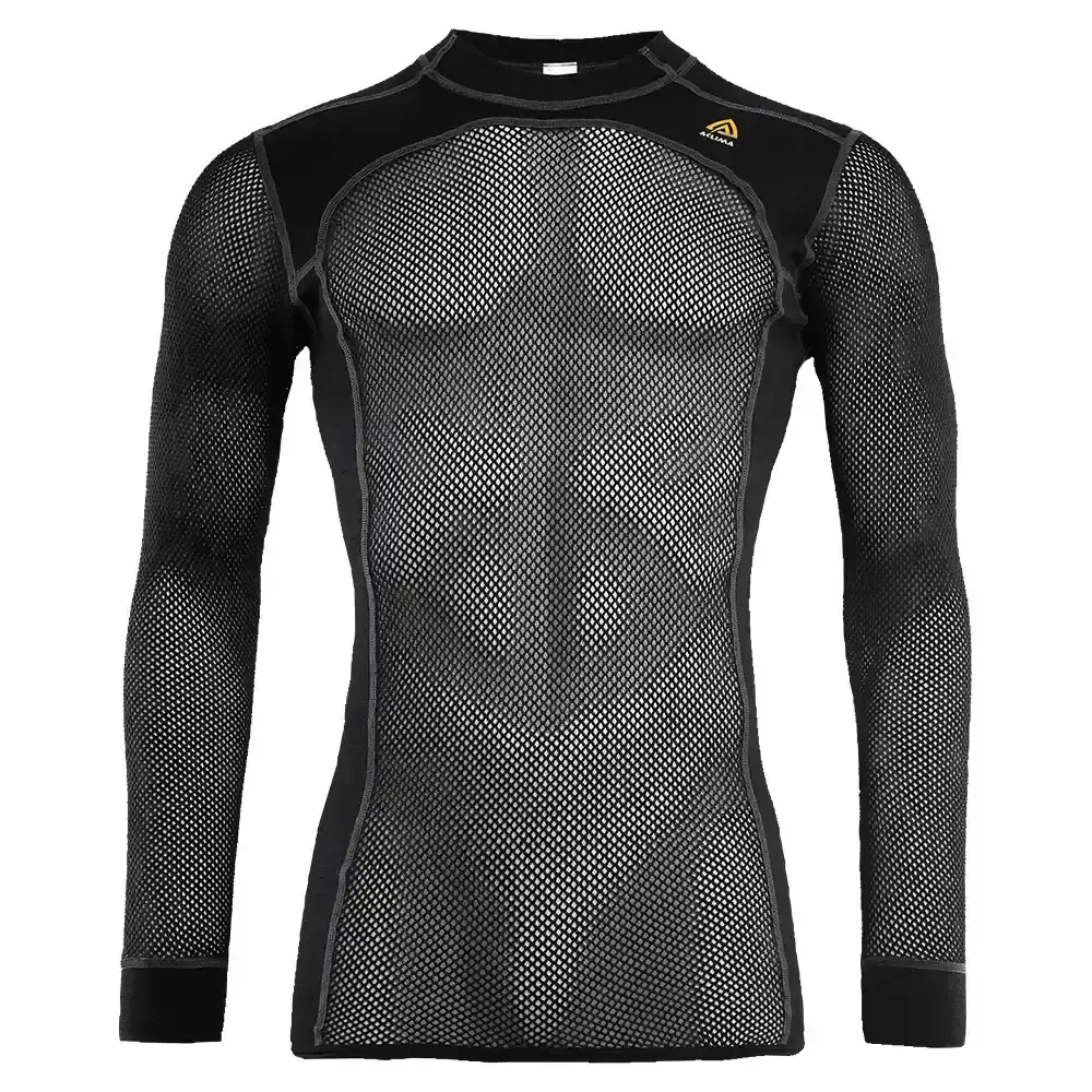Aclima Koszulka termoaktywna męska Aclima WoolNet Crew Neck Men jet black