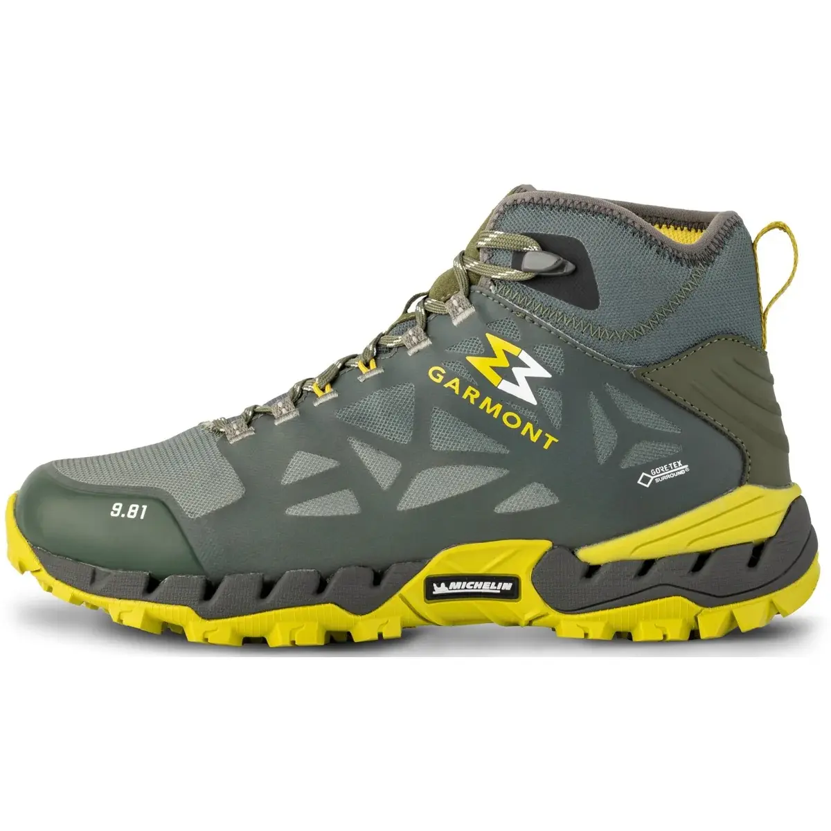 Garmont Buty trekkingowe męskie Garmont 9.81 N AIR G 2.0 MID M GTX Olive green/apple green
