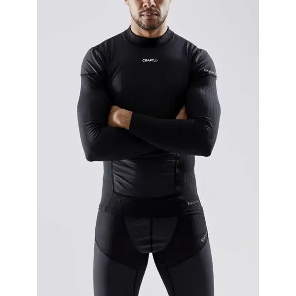 Craft Koszulka termoaktywna z długim rękawem męska Craft Active Extreme X Wind LS czarny