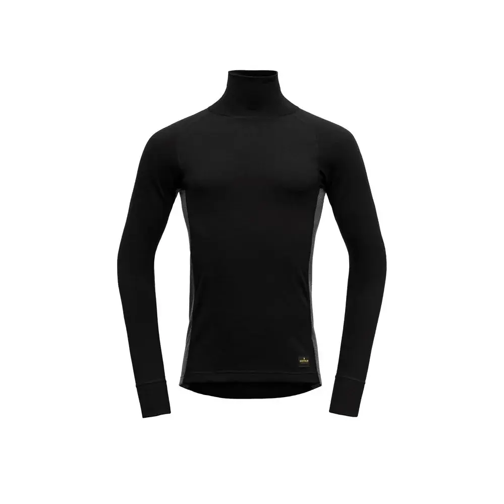 Devold Koszulka termoaktywna męska Devold Spirit High Neck Black