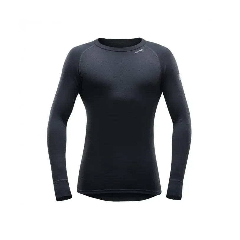 Devold Dwuwarstwowa koszulka wełniana męska Devold Expedition Man Shirt czarny