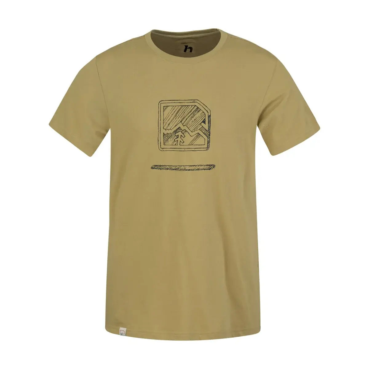 Koszulka męska Hannah Miko khaki (anthracite)
