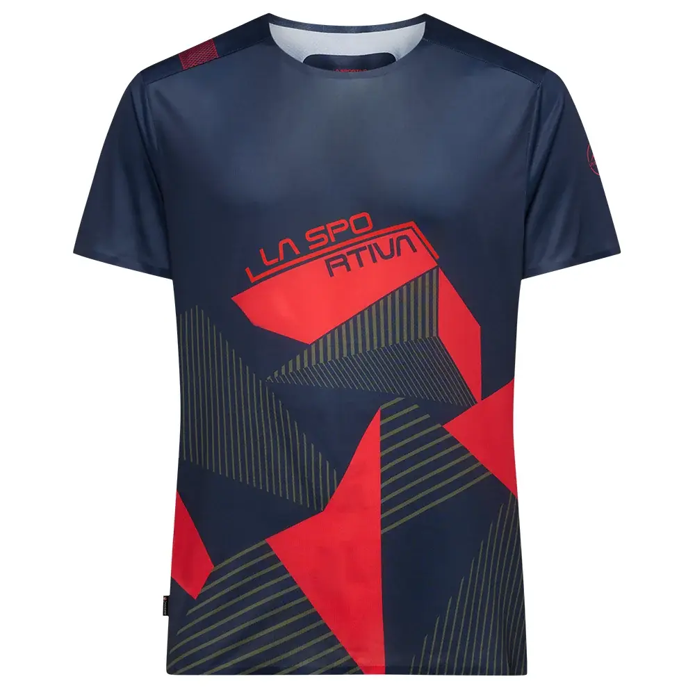 La Sportiva Koszulka męska La Sportiva COMP T-SHIRT night sky/mountain red