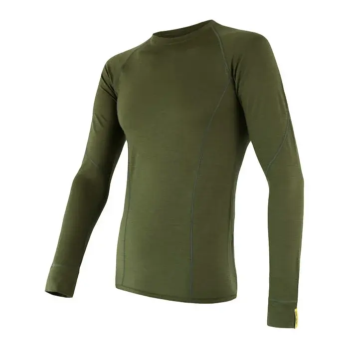 Sensor Koszulka termoaktywna z długim rękawem męska Sensor Merino Active safari