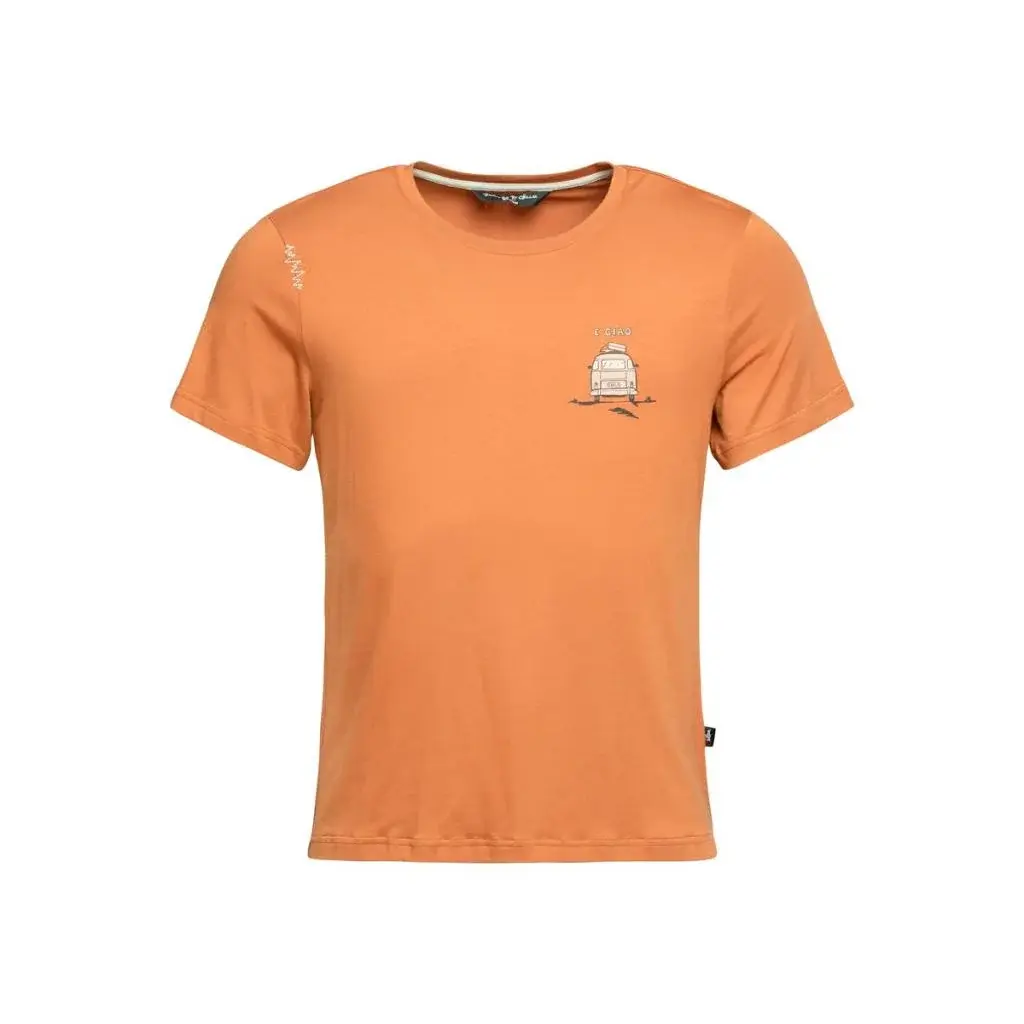 Chillaz Koszulka męska Chillaz E Ciao orange brown