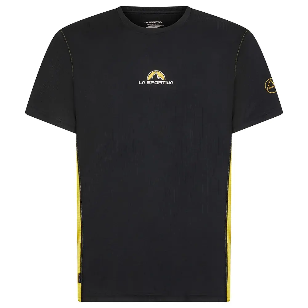 La Sportiva Koszulka codzienna męska La Sportiva Promo Tee M Black/Yellow