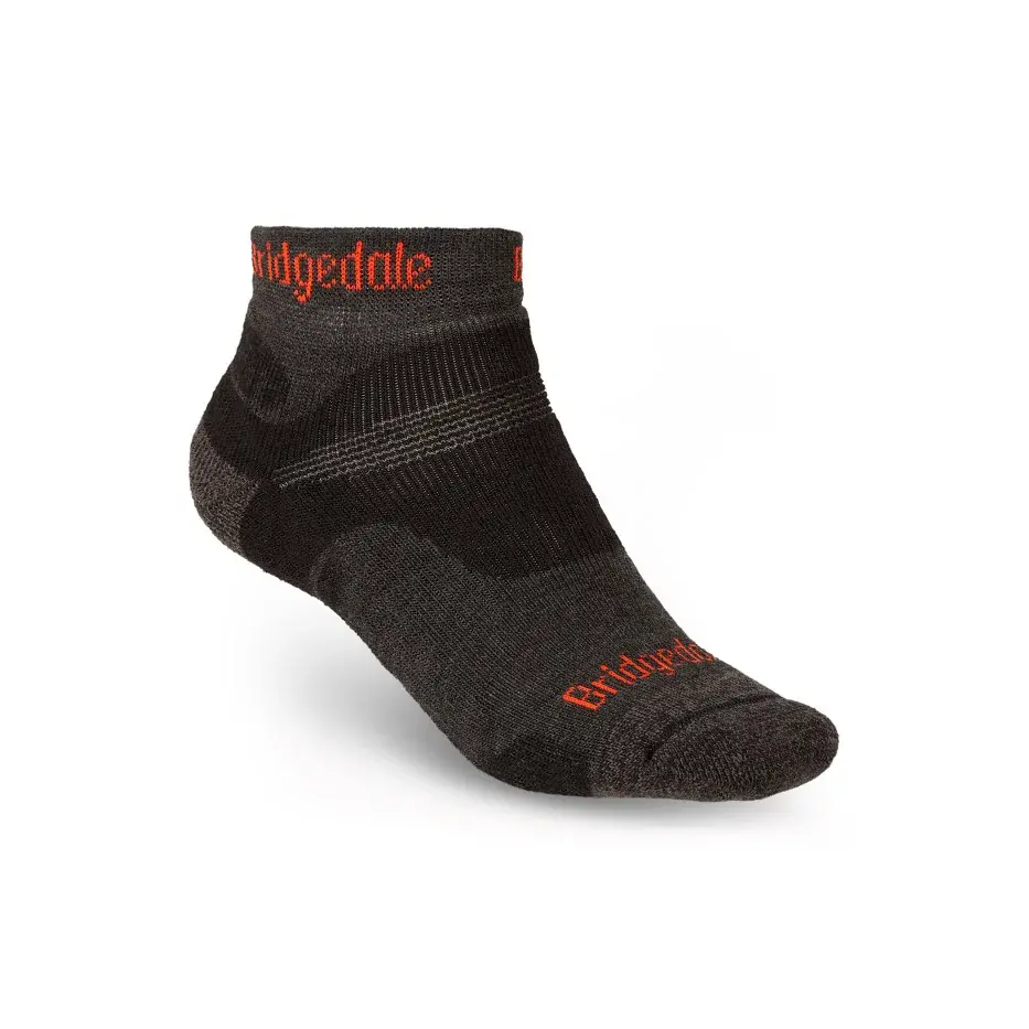 Skarpety męskie Bridgedale Hike Midweight Performance Ankle Graphite/Orange
