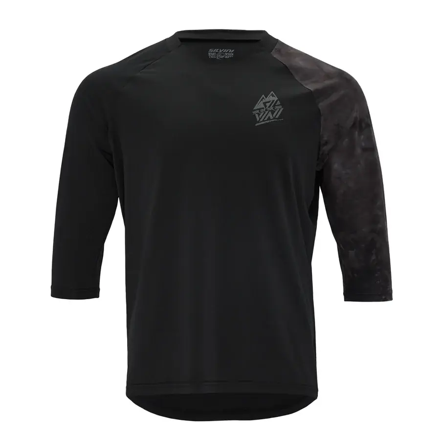 Silvini Koszulka sportowa męska Silvini Brunello black-charcoal