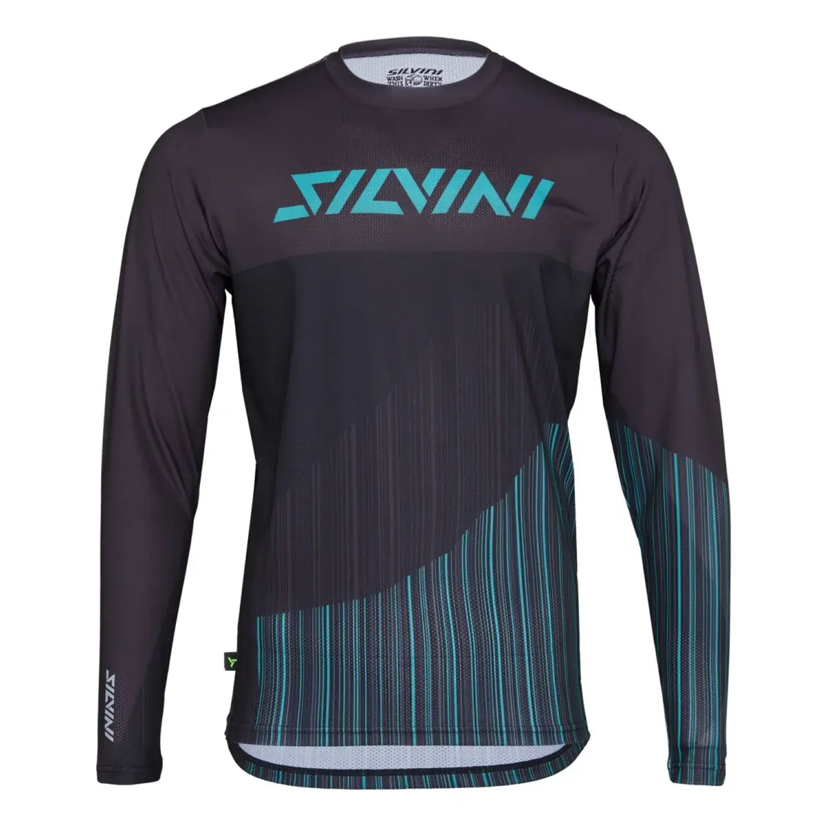 Silvini Koszulka sportowa męska Silvini MD1804 Ello black-olive