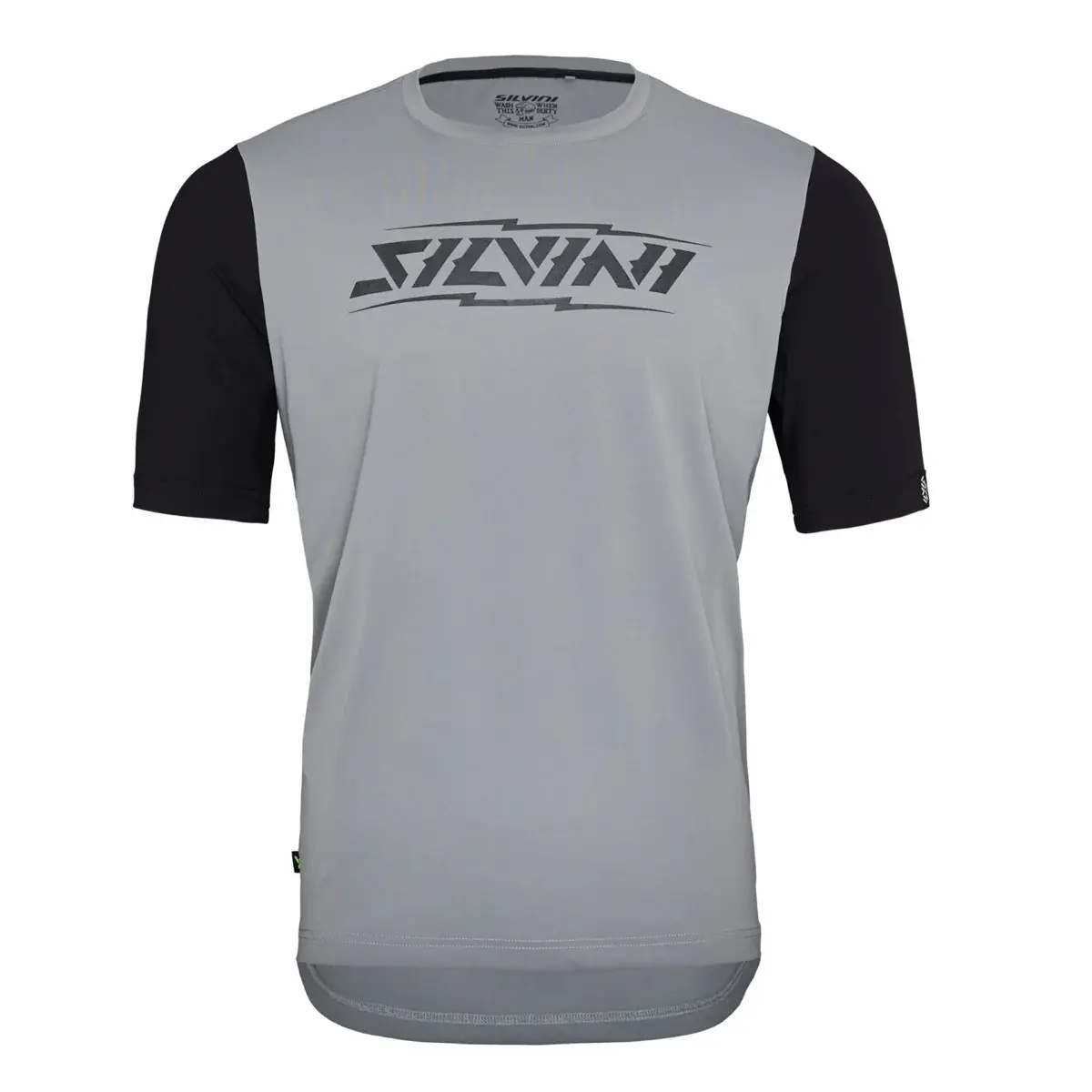Silvini Koszulka sportowa męska Silvini MD2633 Zinolo grey-black