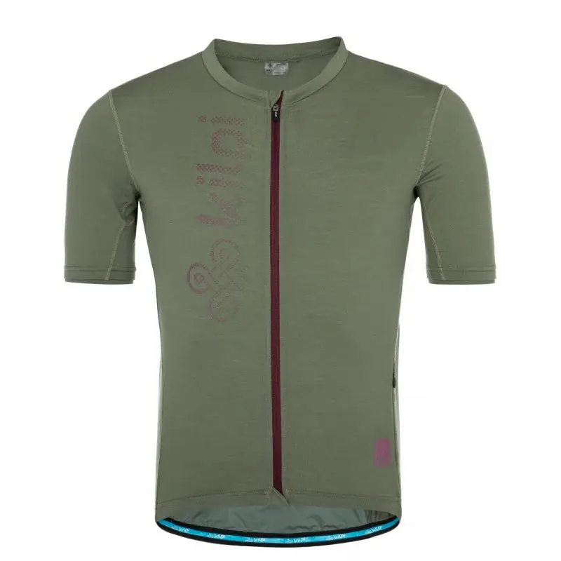 Kilpi Koszulka rowerowa merino męska Kilpi Petrana-M Khaki