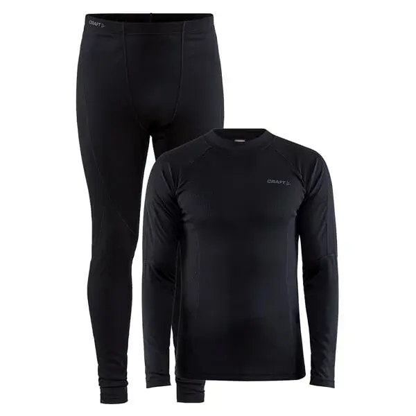 Craft Zestaw termoaktywny męski Craft CORE Warm Baselayer czarny