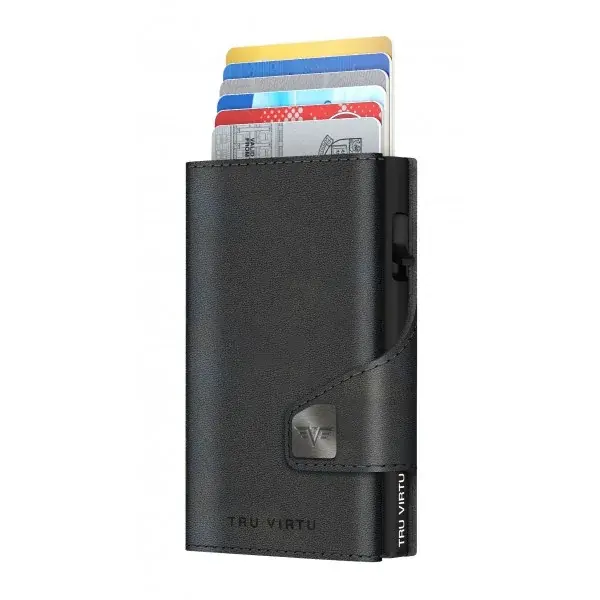 Tru Virtu Portfel Tru Virtu Click & Slide z PET z recyklingu czarny