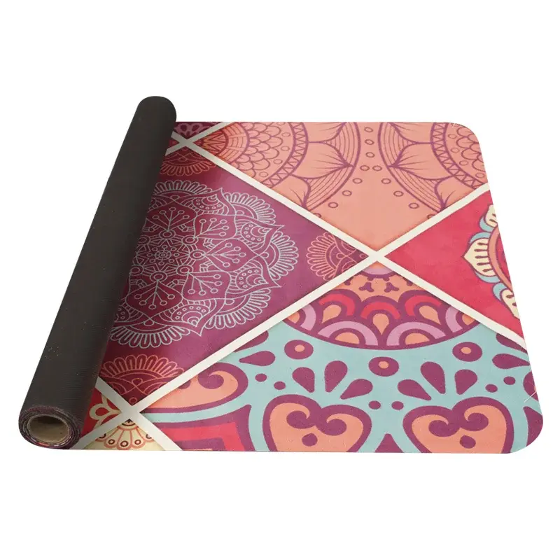 Yate Mata do jogi Yate Yoga Mat 1850x680x1 mm wzór A różowy