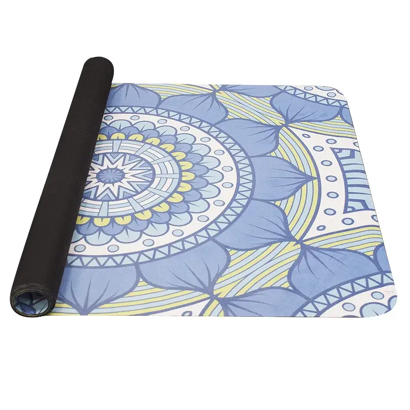 Yate Mata do jogi Yate Yoga Mat 1850x680x1 mm wzór B niebiesko-zielony