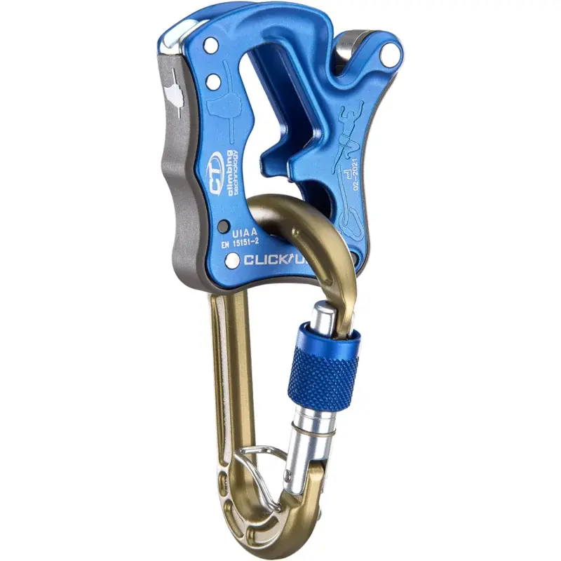 Climbing Technology Półautomatyczny przyrząd asekuracyjny Climbing Technology Click Up Kit Blue