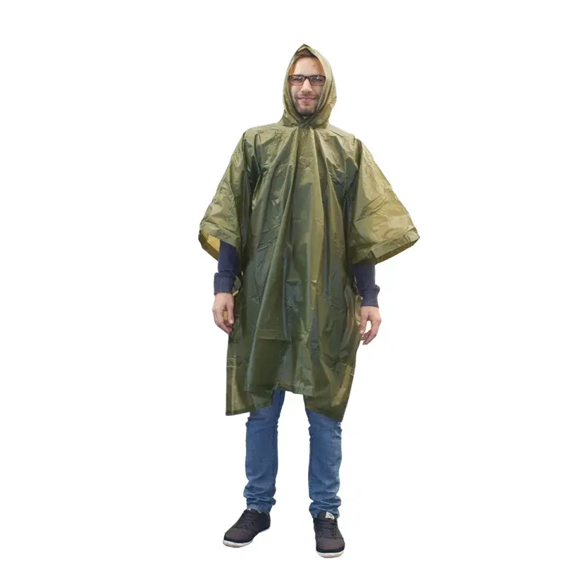 HIGHLANDER Poncho HIGHLANDER PVC oliwkowy