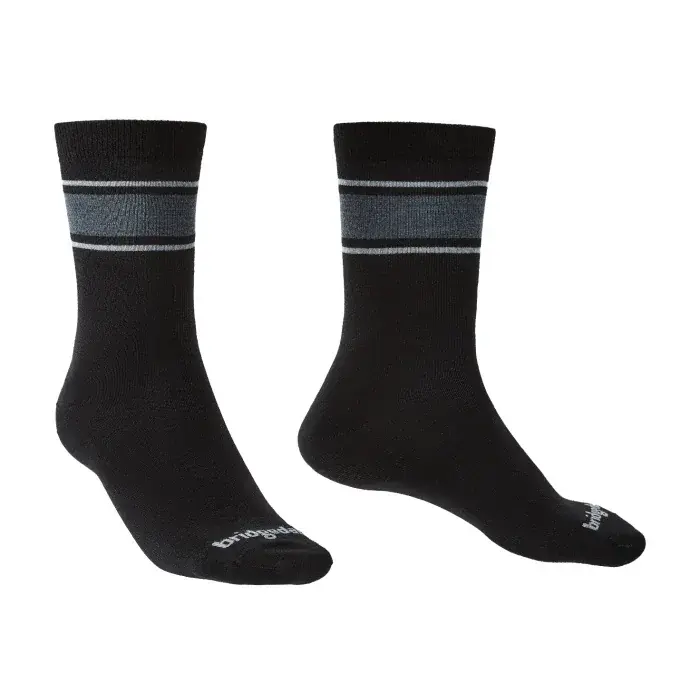 Skarpety Bridgedale Everyday Ultra Light Merino Performance Boot black/light grey/035