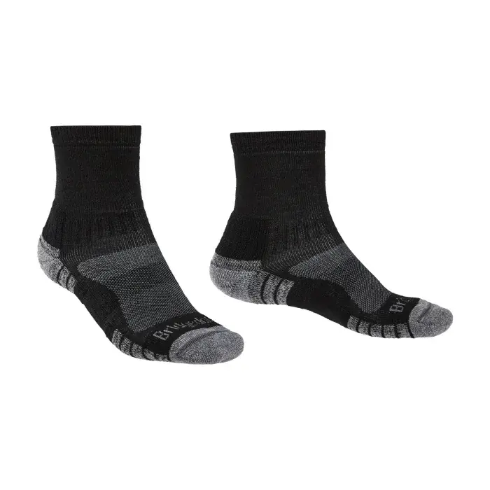 Bridgedale Skarpety Bridgedale Hike Lightweight Ankle Merino Performance black/silver/822