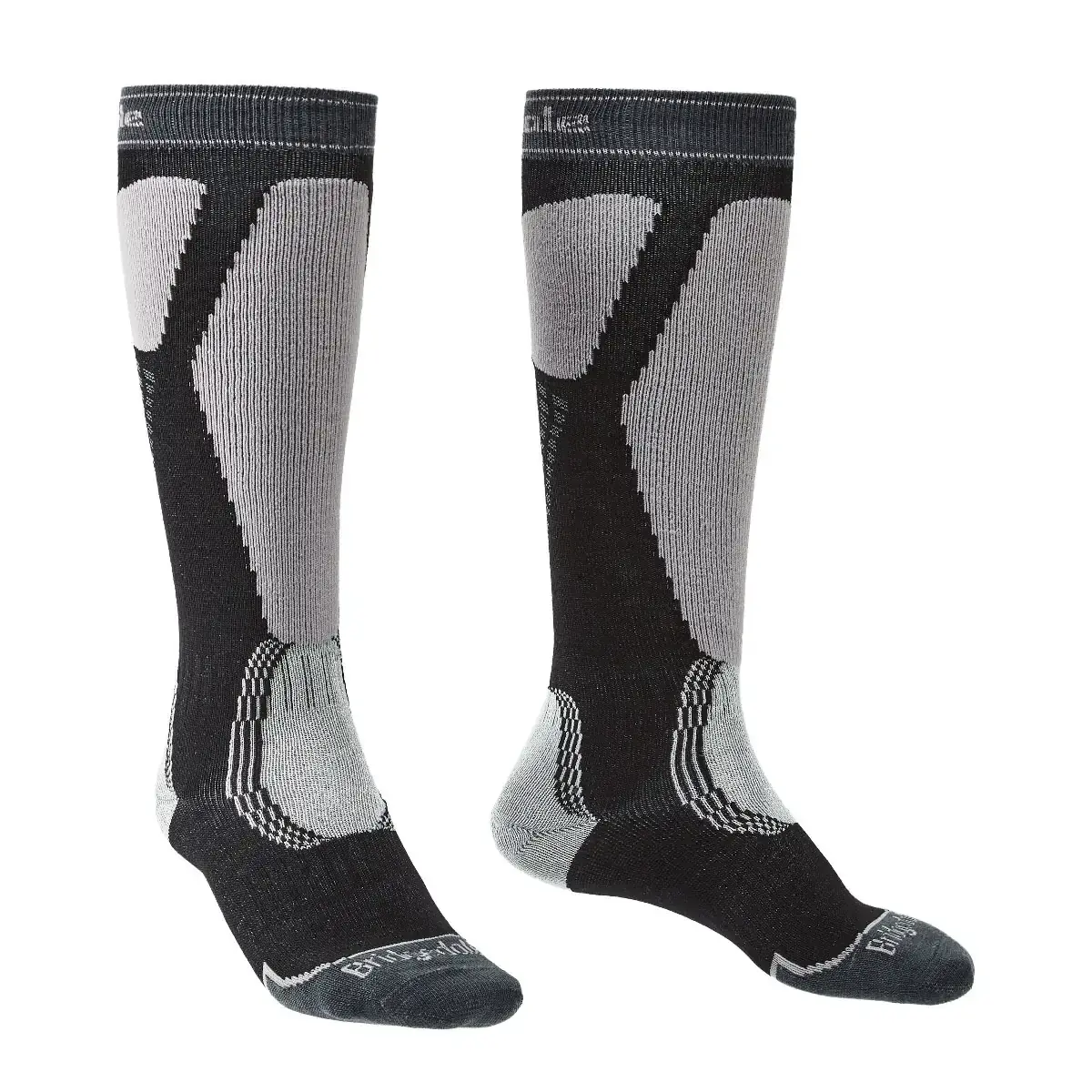 Bridgedale Skarpety Bridgedale Ski Easy On black/light grey/035