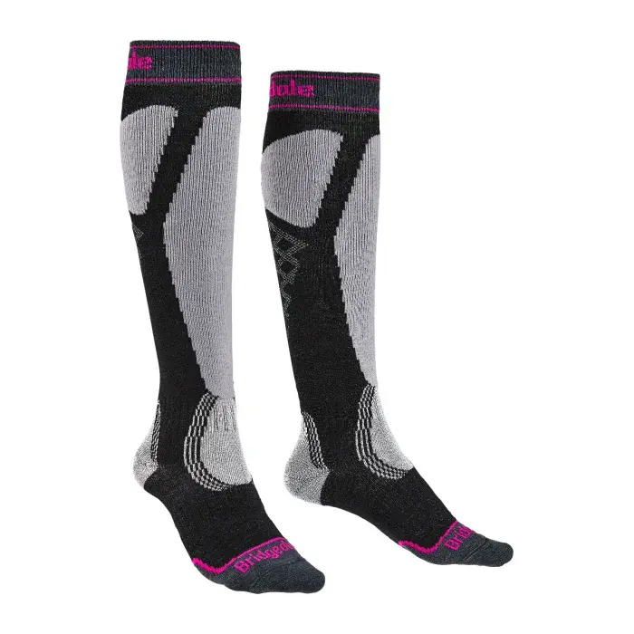 Skarpety Bridgedale Ski Easy On Women's graphite/purple/134
