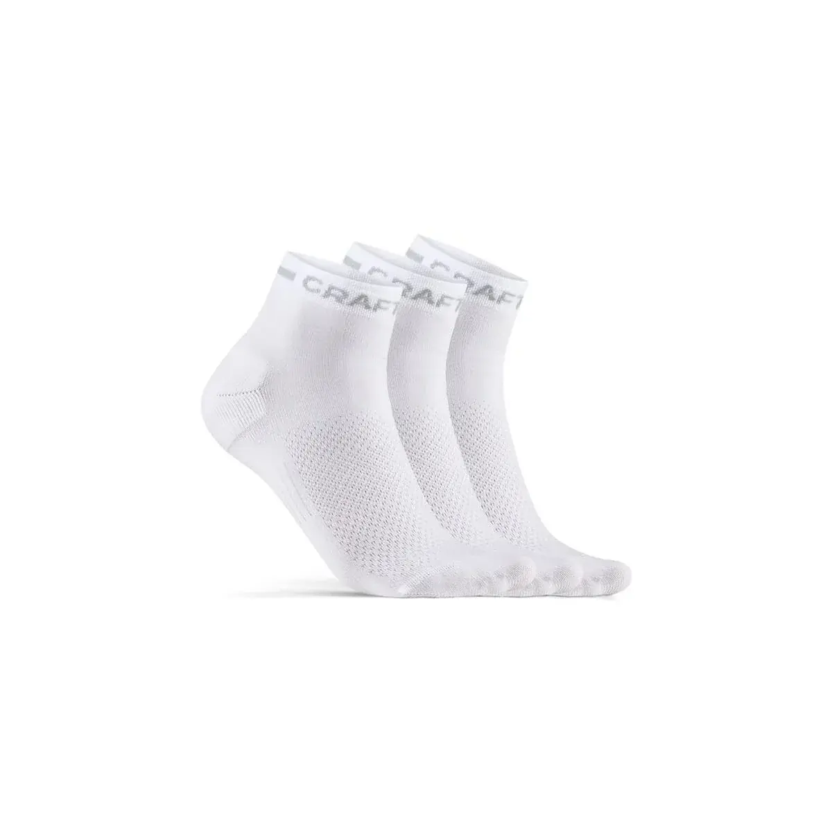 Skarpety Craft CORE Dry Mid 3-pack biały