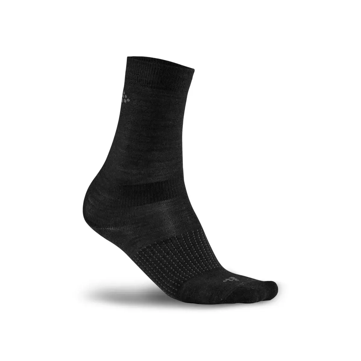 Craft Skarpety średnio ciepłe wyższe Craft Wool Liner Warm 2-pack czarny