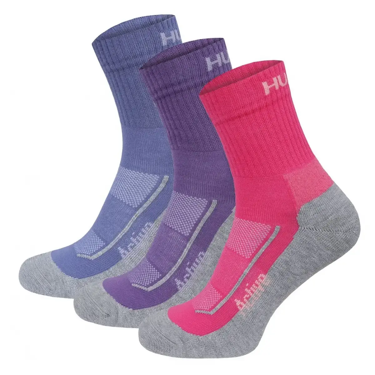 Skarpety Husky Active 3pack blue, pink, purple