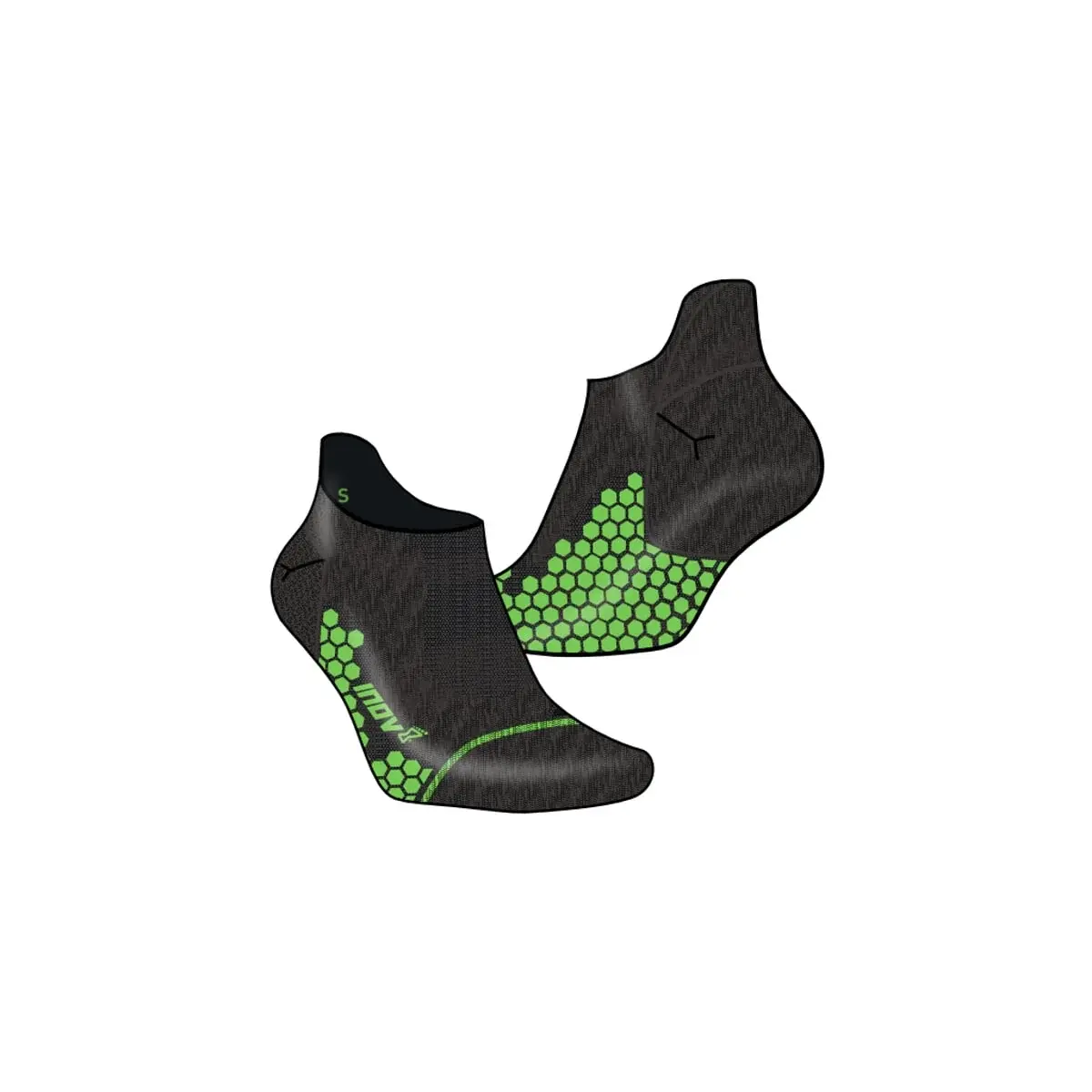 Inov8 Skarpety Inov8 Trailfly Ultra Sock Low black/green