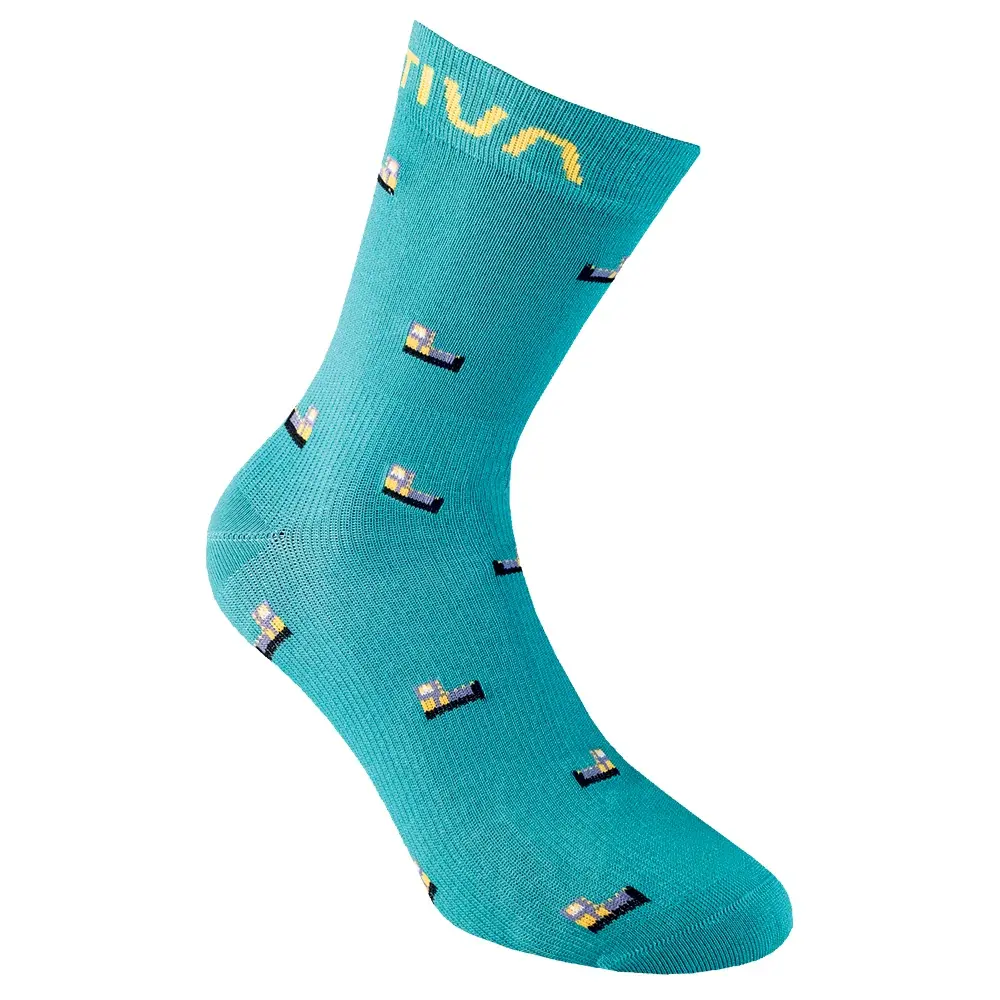 Skarpety La Sportiva Outdoor Fun Socks Emerald/Yellow