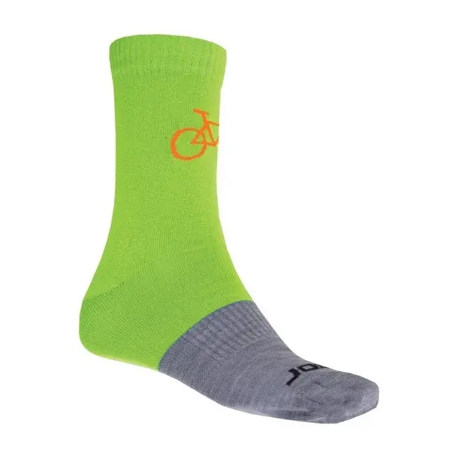 Skarpety Sensor Tour Merino Wool zielony/szary