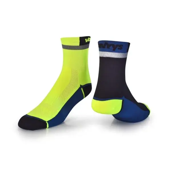 Vavrys Skarpety Vavrys Trek Cyklo 2-pack żółty-czarny