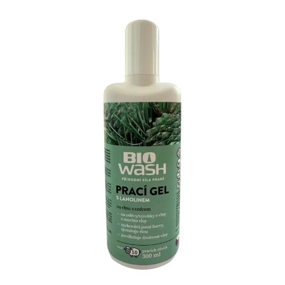 BioWash Żel do prania wełny z cedrem BioWash 300ml